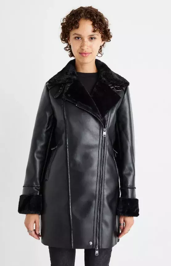 Parka z umělé kůže, ONLY, 2 448 Kč