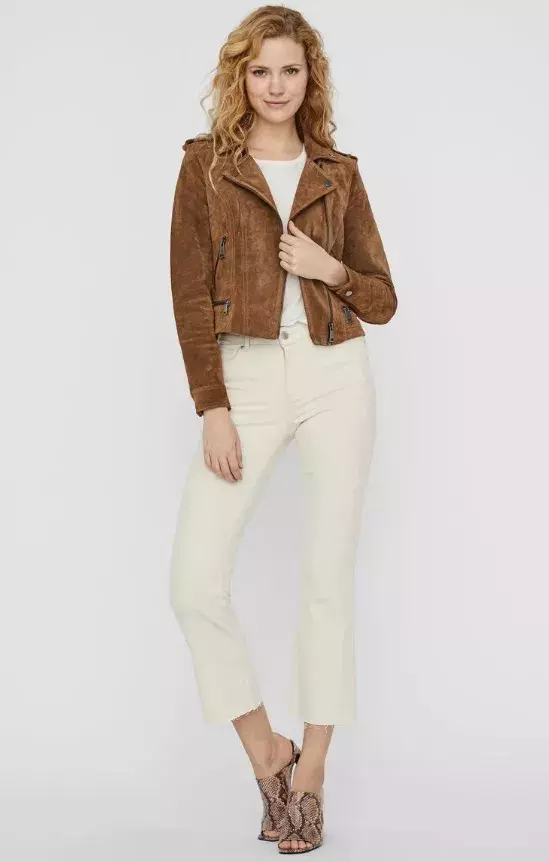 Kožená bunda, Vero Moda, 2 399 Kč