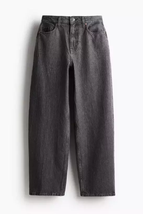 Baggy džíny s vysokým pasem, H&M, 599 Kč