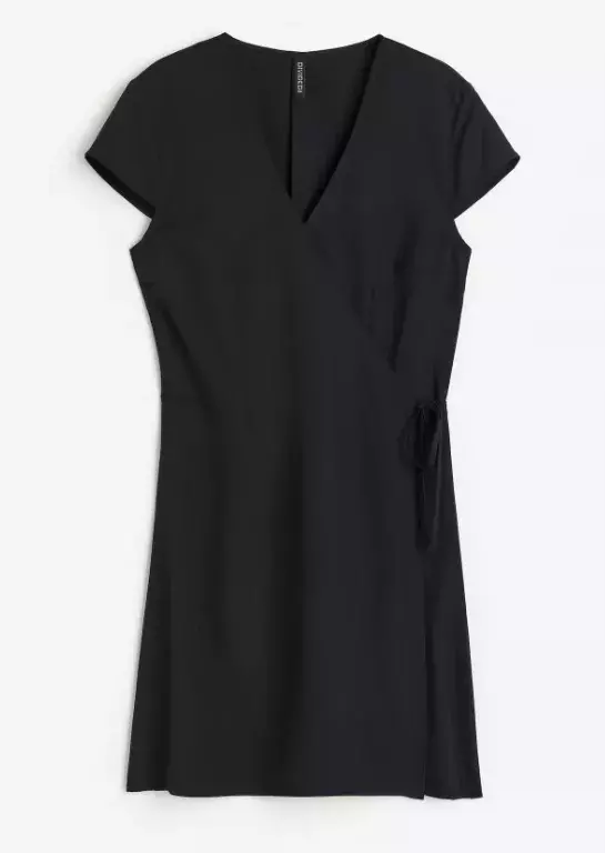 Krepové zavinovací šaty, H&M, 279 Kč