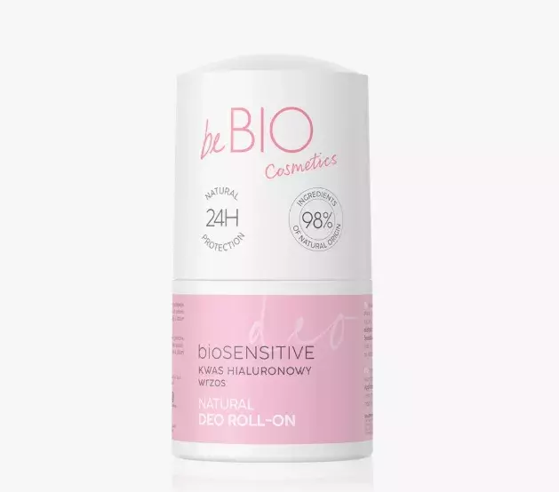Deodorant roll-on pro citlivou pokožku, beBIO, 98 Kč