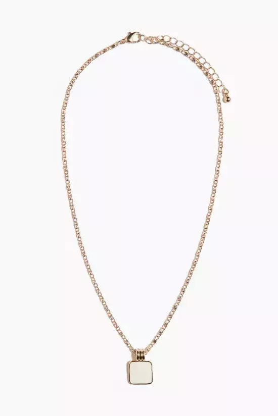 Zlatý náhrdelník s přívěskem, H&M, 189 Kč