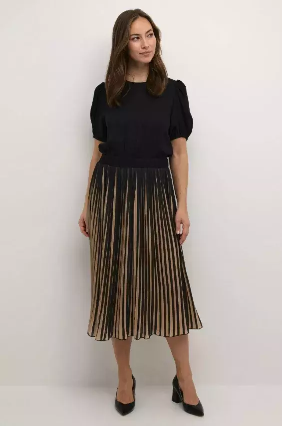 Šaty s balonovými rukávy a plisovanou sukní, Culture, 2 860 Kč