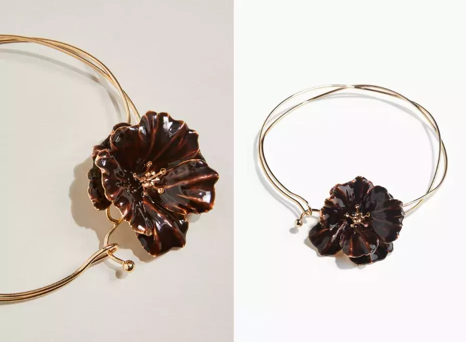 Náhrdelník s květinou, H&M, 479 Kč