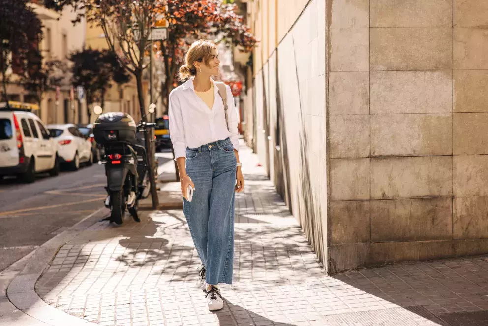 Džíny s volnými nohavicemi