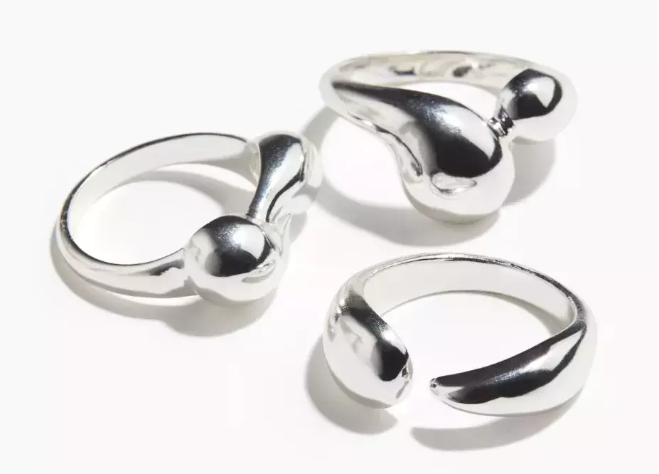 Prsteny, 3 kusy, H&M, 189 Kč