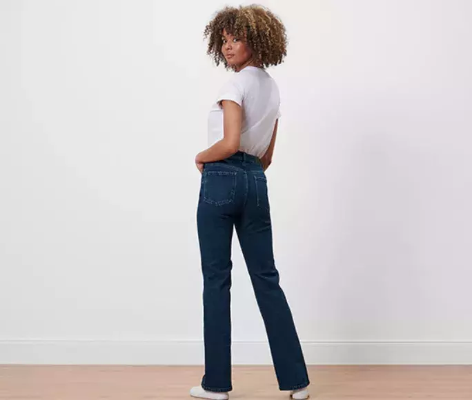 Skinny bootcut džíny