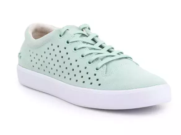 <p>Pistáciové tenisky Lacoste, 3799 Kč</p>

