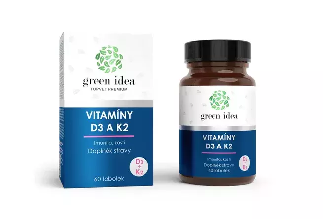 Vitamin D3 a K2