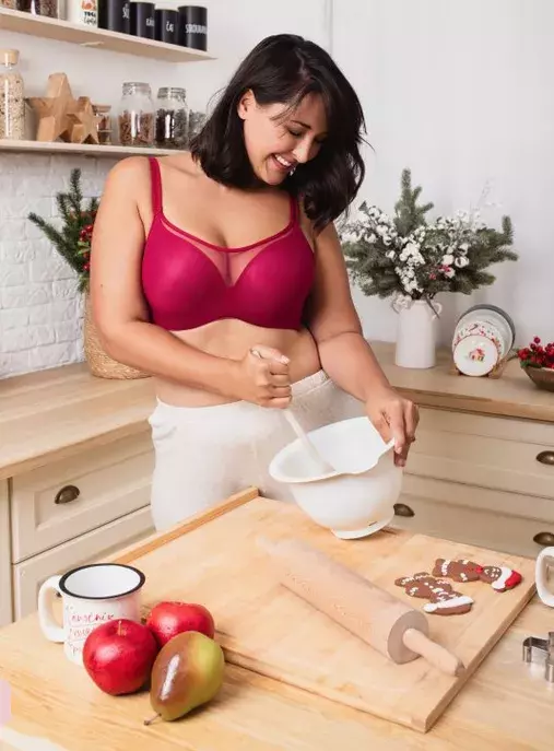 žena ve spodním prádle