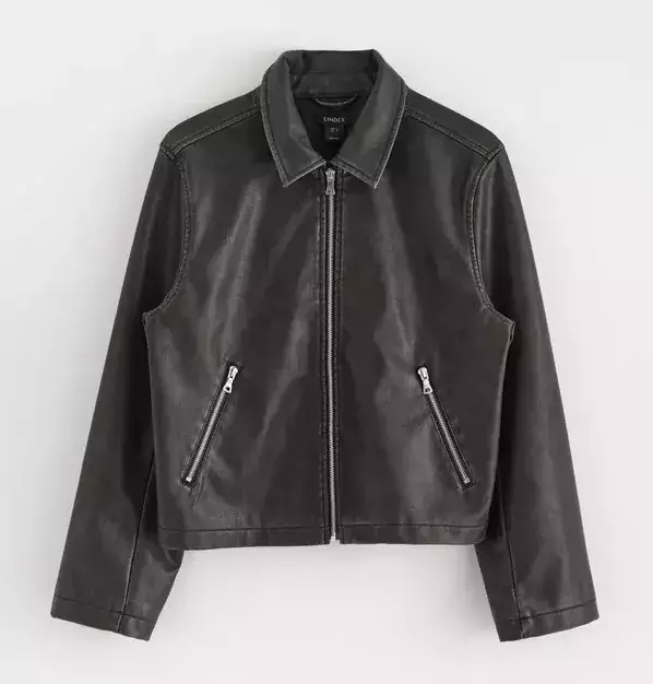 Bunda z umělé kůže