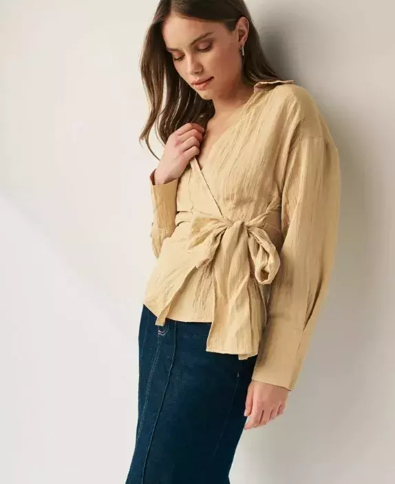 Blůza s mašlí v pase, Next, 640 Kč