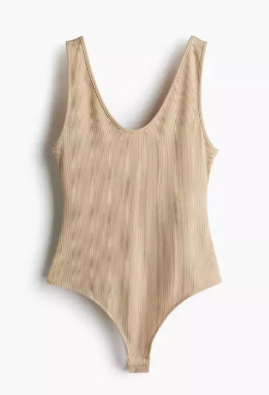 Žebrované body thong, H&M, 309 Kč