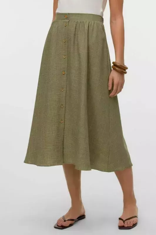 Áčková sukně s knoflíky, Vero Moda, 999 Kč