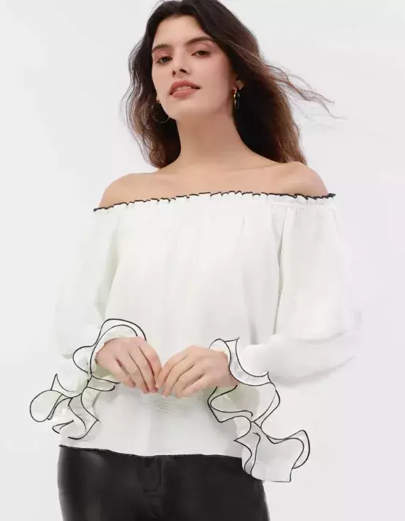 Blůza s odhalenými rameny, Anna Field, 820 Kč