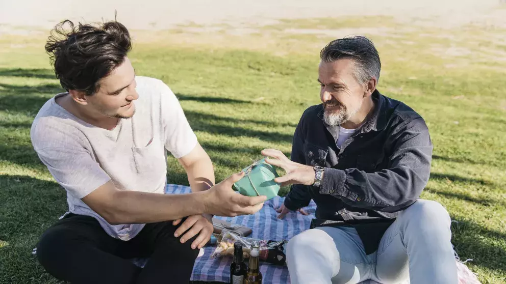 otec, syn, rozhovor, vztah