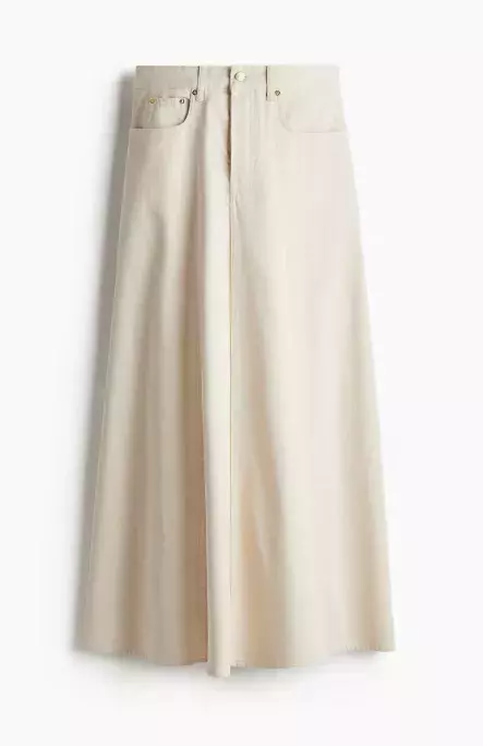 Béžová džínová sukně, H&M, 1 459 Kč