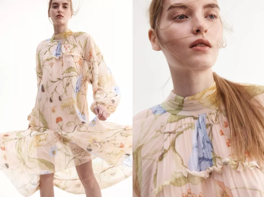 vzorované maxi šaty