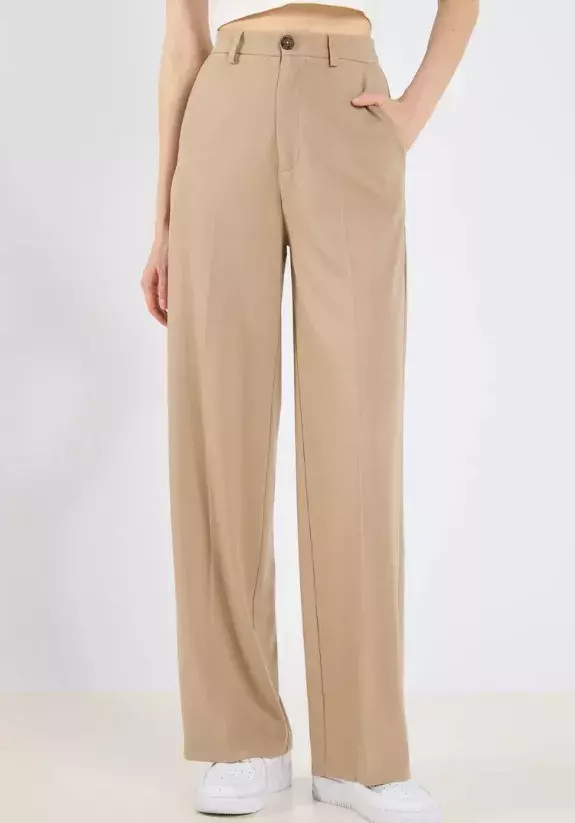 Béžové společenské kalhoty, Even&Odd, 840 Kč
