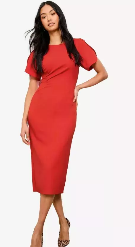Červené pouzdrové šaty, Friends Like These, 1 975 Kč