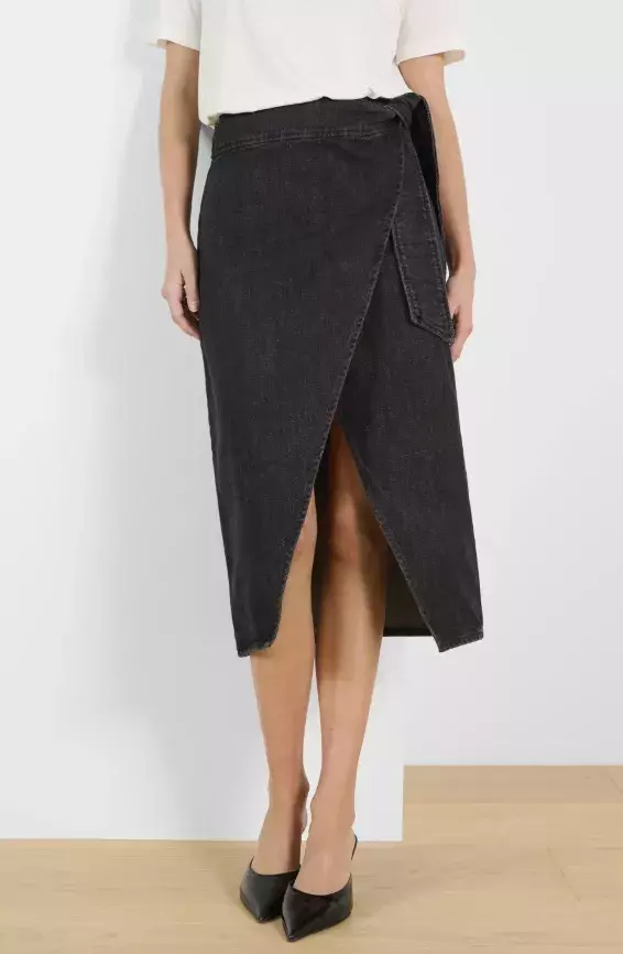 Zavinovací džínová sukně, Soaked in Luxury, 2 027 Kč