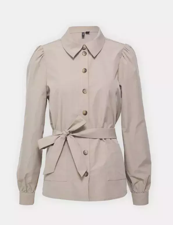 Béžová košile s vázačkou v pase, Vero Moda, 480 Kč