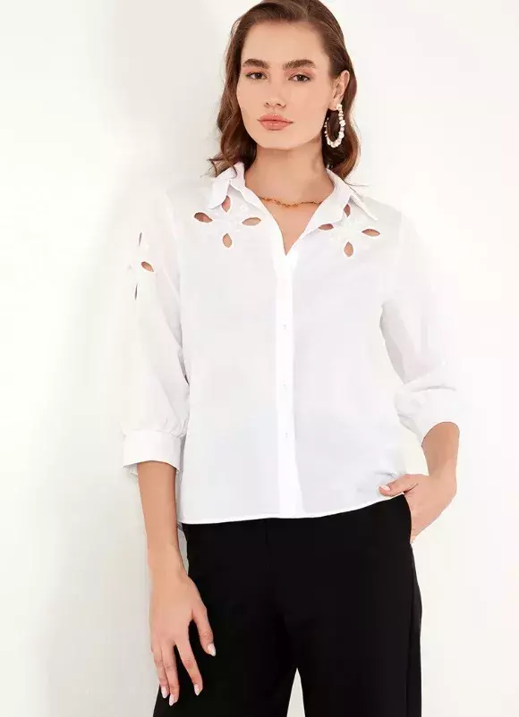 Košile s obšívanými detaily, LELA, 934 Kč
