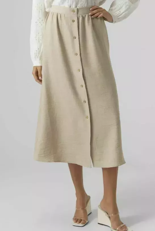 Áčková sukně s knoflíky, Vero Moda, 864 Kč