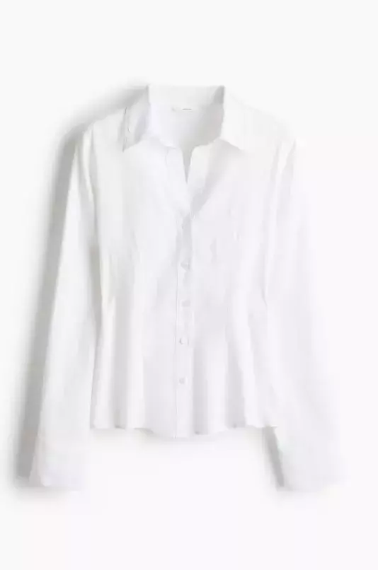 Košile z lněné směsi, H&M, 599 Kč