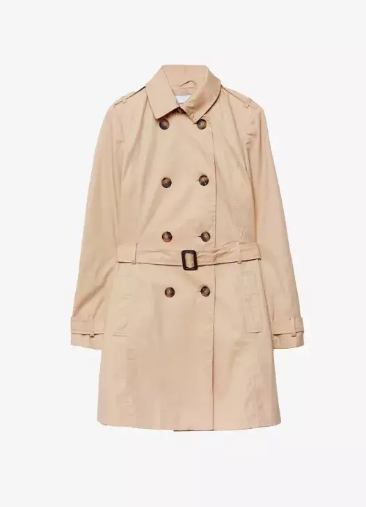 Béžový trenčkot, Stradivarius, 999 Kč