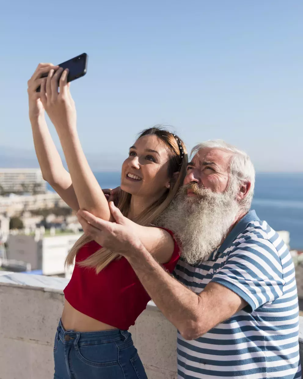 dcera, otec, rodina, péče