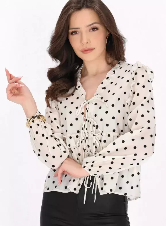 Puntíkatá blůza, faina, 2 999 Kč