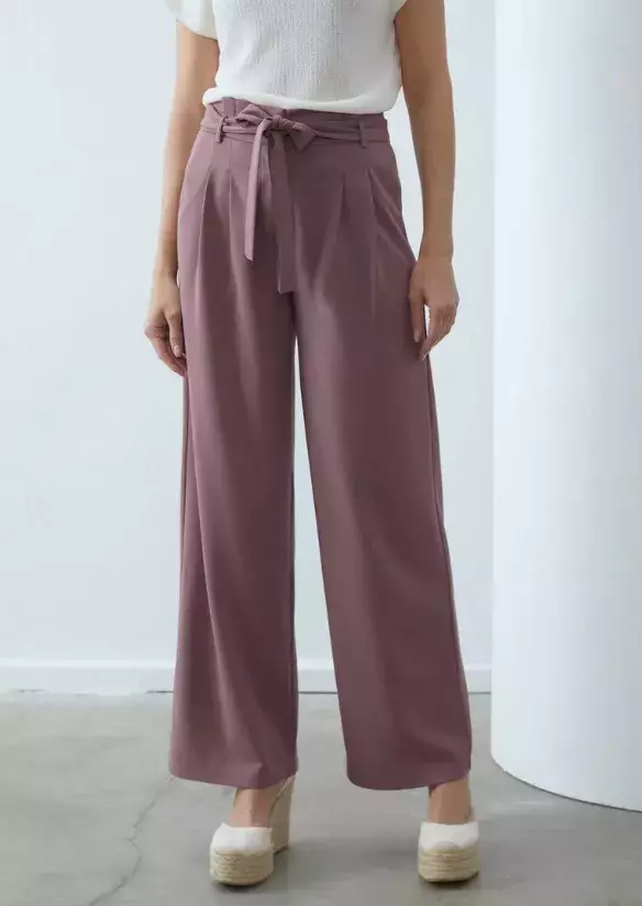 Elegantní kalhoty s mašlí, Anna Field, 830 Kč