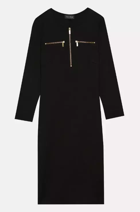 Žerzejové šaty se zipy, Anna Field, 445 Kč