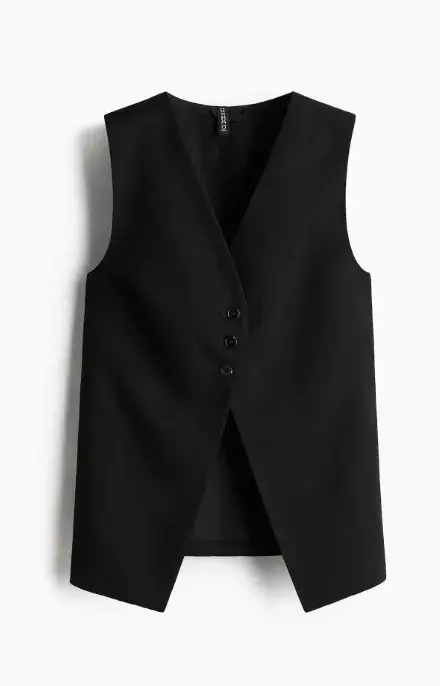 Dlouhá společenská vesta, H&M, 479 Kč