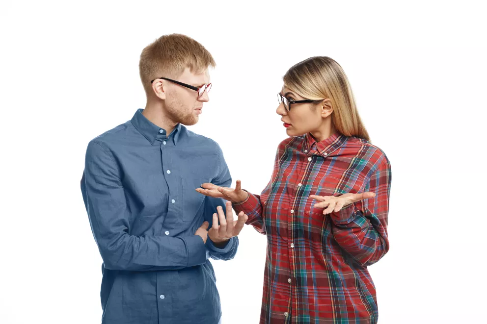 muž, žena, hádka, argumenty