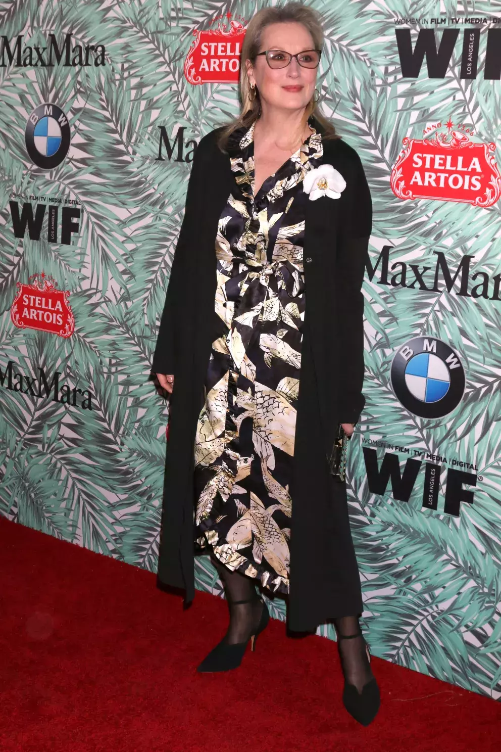 meryl streep v kabátě