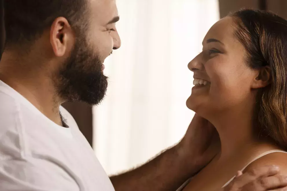 muž, žena, nadváha, láska