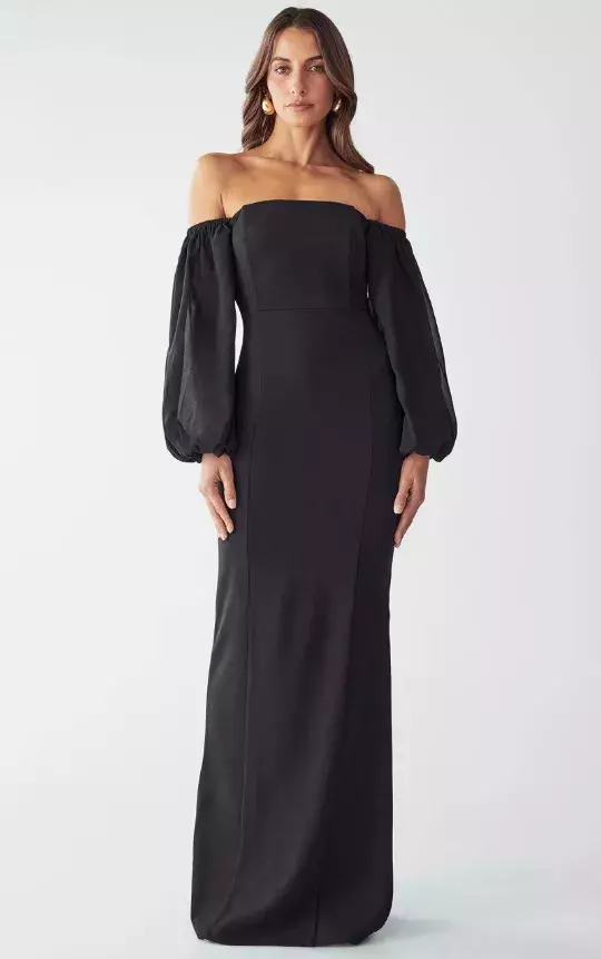 Společenské šaty s odhalenými rukávy, BWLDR, 3 599 Kč