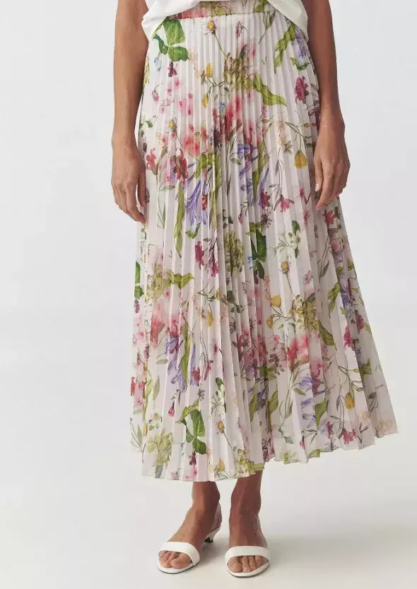 Květovaná plisovaná sukně, TATUUM, 2 699 Kč