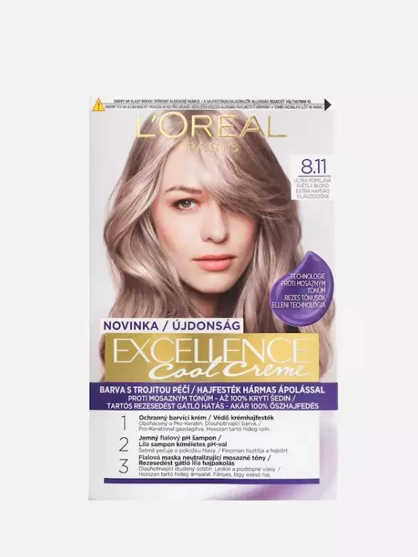 L’Oréal Paris barva na vlasy v odstínu popelavá blond, Douglas, 184 Kč