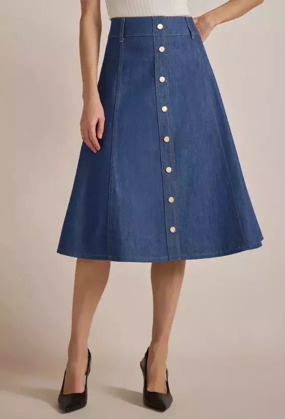 Denimová sukně s knoflíky, Zign Studio, 1 080 Kč