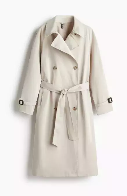 Keprový trenčkot, H&M, 1 199 Kč