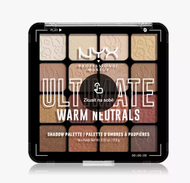 Oční stíny v odstínech nude, NYX Professional Makeup, 530 Kč