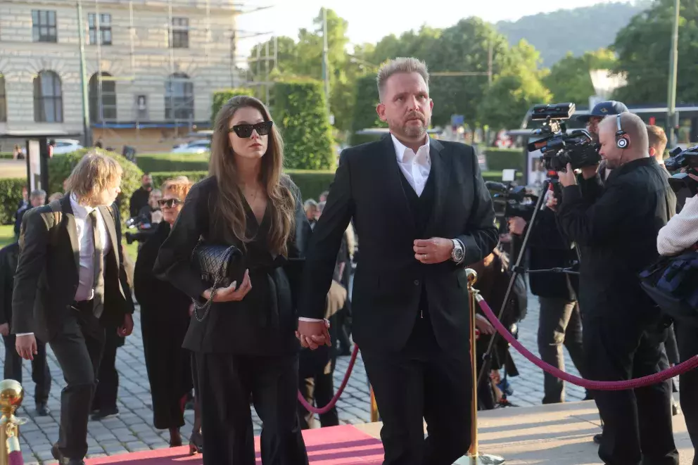 Libor Bouček s manželkou