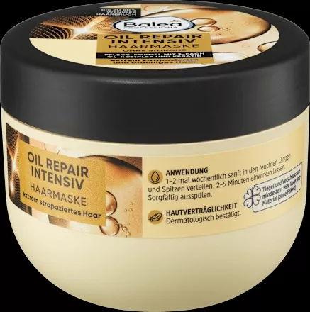 Maska na vlasy Oil Repair Intensiv, Balea Professional, 85 Kč