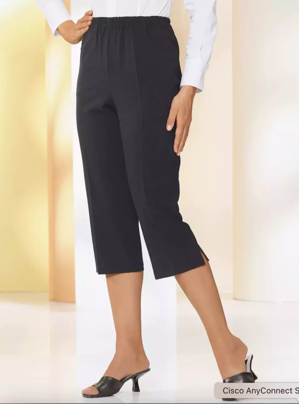 capri kalhoty s puky