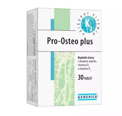 <p>Generica Pro-Osteo plus 30 tablet, 249 Kč</p>
