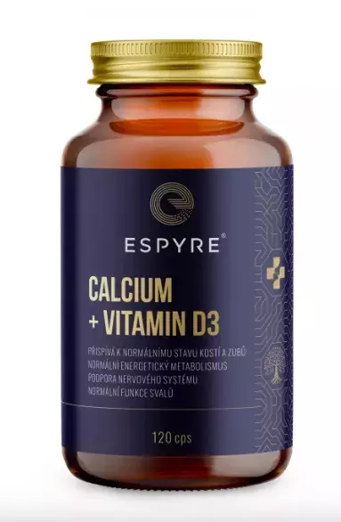 <p>ESPYRE VÁPNÍK + VITAMÍN D3 120 KAPSLÍ, 149 Kč</p>
