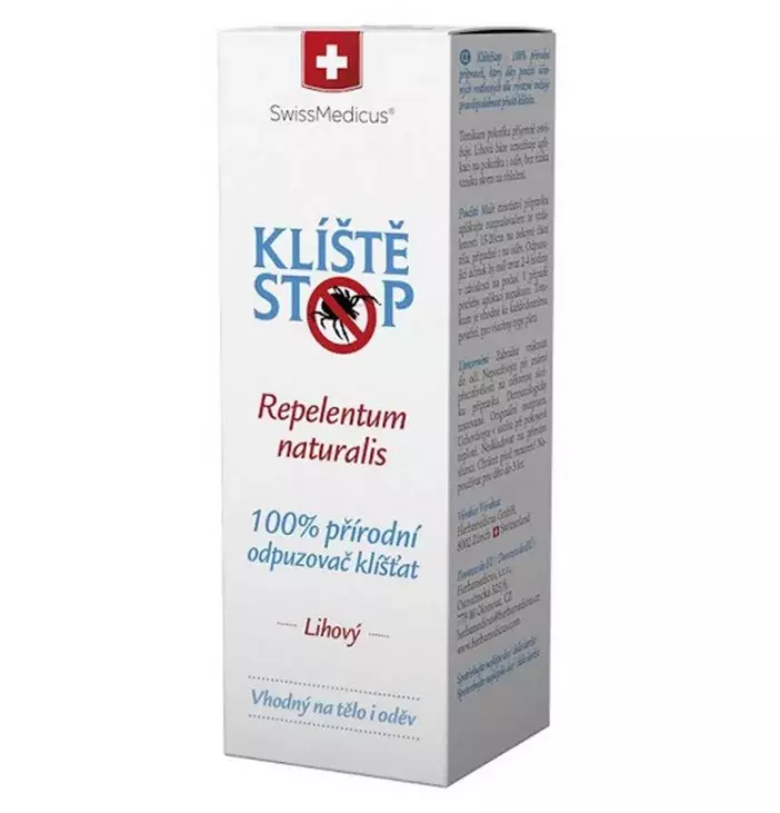 SWISSMEDICUS přírodní repelent KlíštěStop